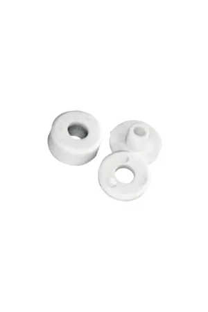 Ultima Occasione Ceredi distanziali nylon bianchi parabrezza, Ø 20 mm, h 10 mm, foro Ø 7 mm
