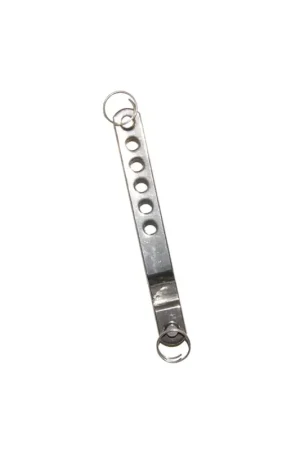 Prezzo Conveniente Viadana landa forata e saldata inox AISI 316, 120x14 mm, perni Ø 6 mm