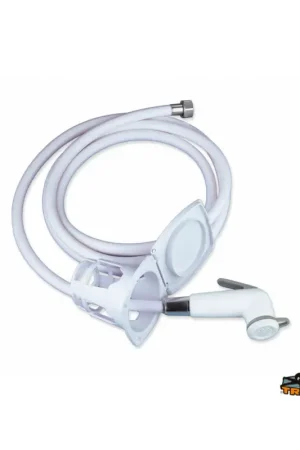 Box Doccia a Pulsante TREM Aqua Bianco 9003 Incasso 64x70 mm – Tubo 2,5 mt Promo Stagionale