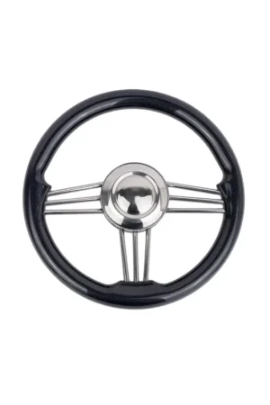 Ultime Pezzi Volante a 9 razze 'Favignana' Ø 350 mm carbon look