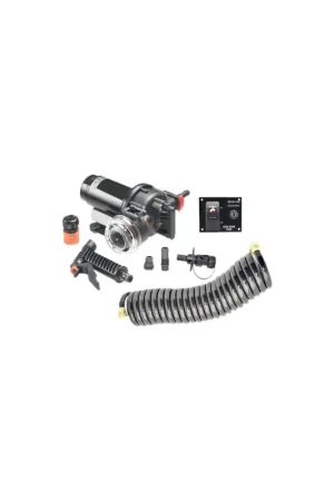 Aqua Jet 3.5 kit pompa lavaggio coperta 12V, 820 L/h, con pistola e filtro Pagamento Sicuro