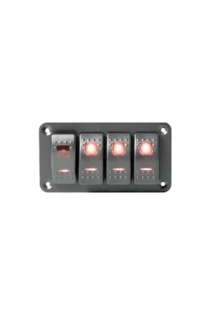 Redtech pannello interruttori basculanti in alluminio anodizzato IP65 Affare