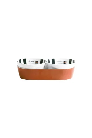 Marine Business Venezia set 2 ciotole snack con sottopiatto, 27x9 cm Direttamente Dal Produttore