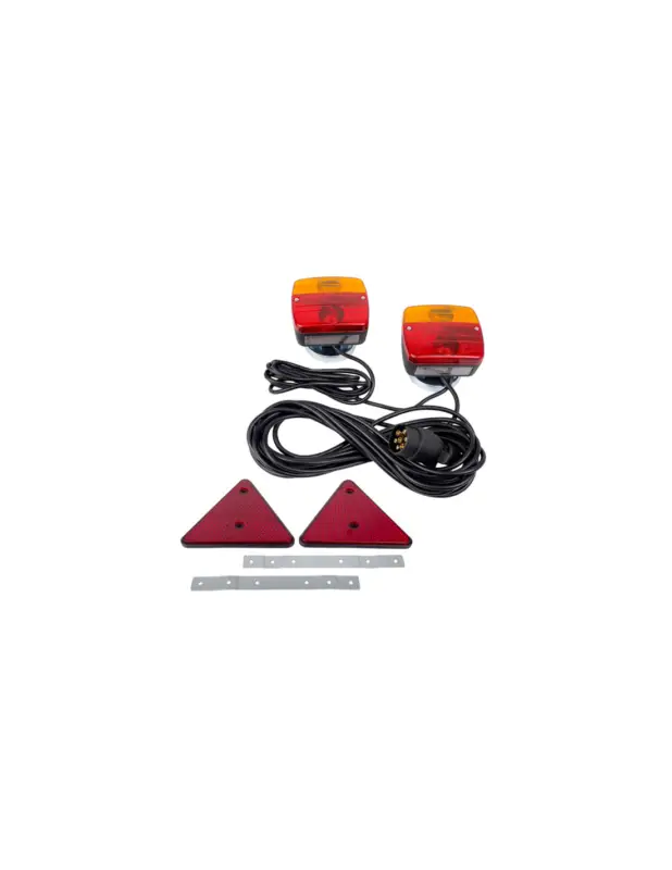 Offerta Speciale Kit fanali posteriori e triangoli rinfrangenti per carrelli e rimorchi