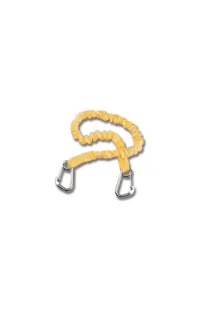 Esclusivo Cordone ombelicale elastico TREM due moschettoni inox 100-190 cm