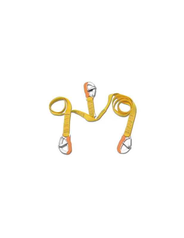 Cordone Ombelicale HERCULES 2 Doppio Statico 3 Moschettoni AISI 316 Prezzo Basso