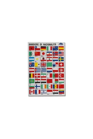 Codice Bandiere di Nazionalità Autoadesivo TREM - 160x240 mm Offerta Speciale