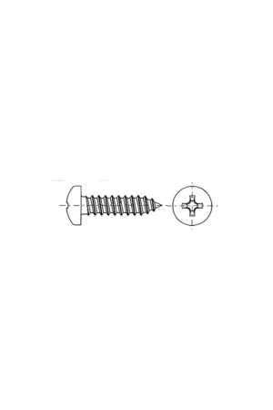 Must-Have Vite autofilettante inox testa cilindrica a croce TREM