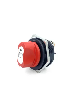 Staccabatteria compatto OFF-ON-OUT pomello antifurto Esclusivo