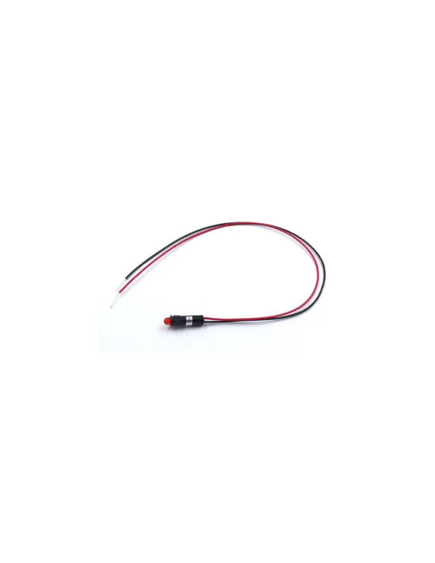 Spia Luminosa LED 12-24V con Filo 300 mm - Box 10 pz Prezzo Di Fabbrica