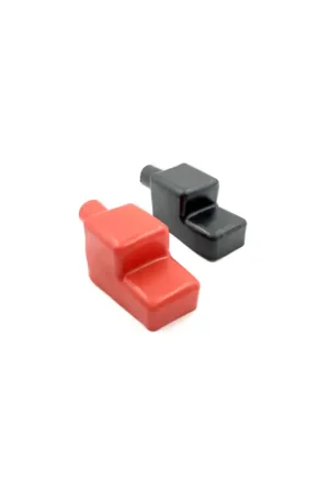Miglior Prezzo Cappucci PVC Batteria - Coppia Rosso e Nero Universale