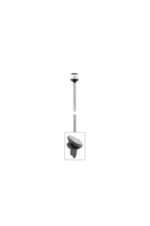 Asta Fanale 360° LED Easy Led estraibile in piano base Lunar nero Saldi