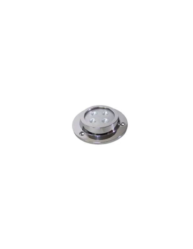 Di Tendenza Luce Subacquea 4 LED AISI 316 - Montaggio Specchio di Poppa