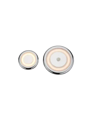 Acquista Ora Plafoniera LED alluminio cromato 10-30V Touch/No switch due misure