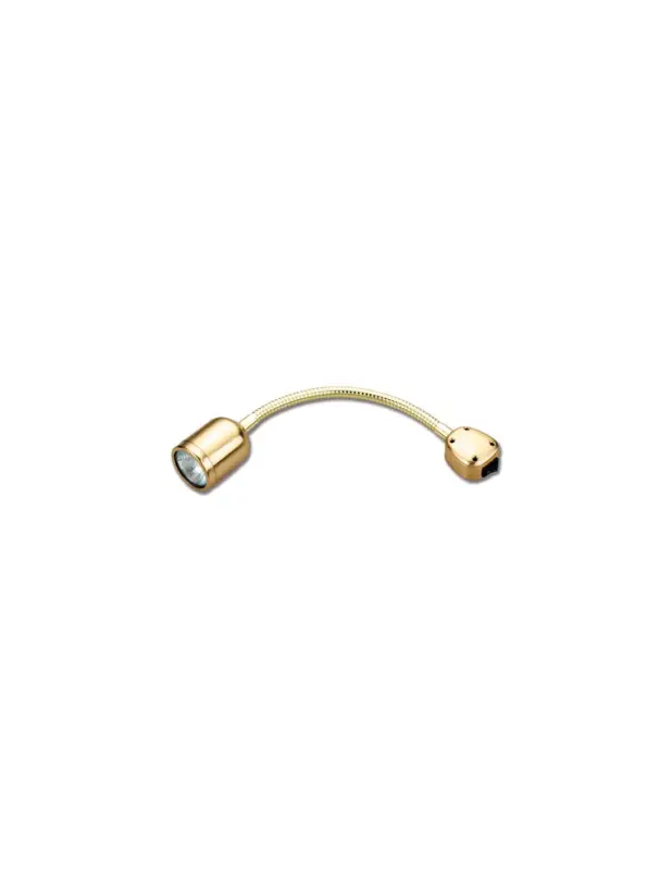 Miglior Prezzo Applique Snodata Ottone Cromato G4 12V 20W Lunghezza 35cm