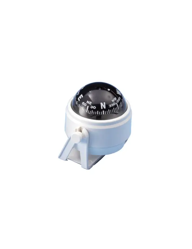 Consegna Rapida Bussola a staffa Ø 2" TREM 55x80mm - bianco