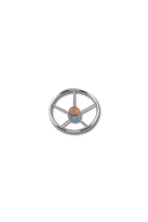 Ruota Timone 5 Razze Inox AISI 316 mod. Race - Ø320mm Nuova Collezione