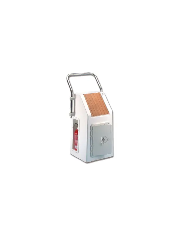 Cassero di guida Quarterdeck in vetroresina con maniglione inox Nuovo Arrivo
