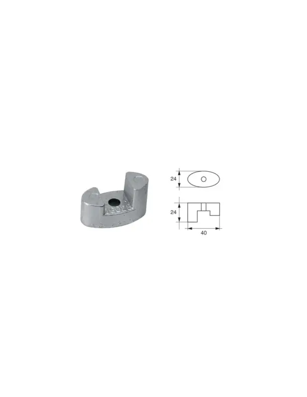 Non Perdere Anodo Zinco Vetus F-BC-3 per Assi ed Eliche – Cod. BP129