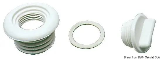 Tappo nylon bianco Economico