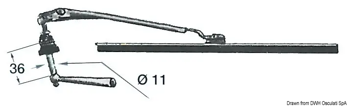 Sconto Tergicristallo a mano 280 mm