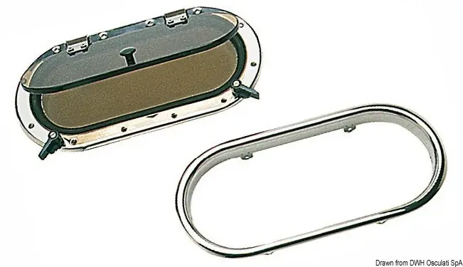 Compra Oggi Stesso Oblò SCM inox ovale 360 x 160 mm
