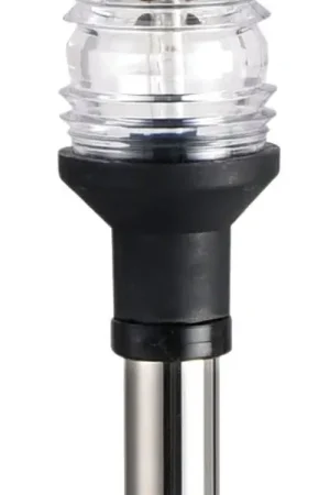 Offerta Speciale Asta inox telescopica + fanale plastica nera
