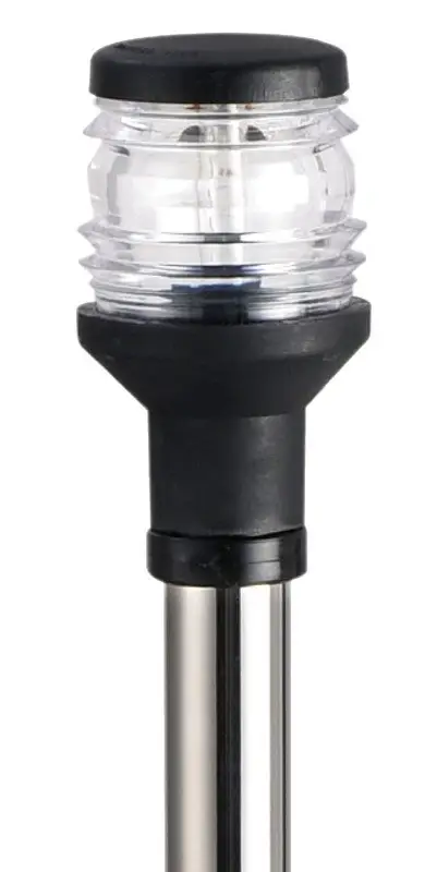 Offerta Speciale Asta inox telescopica + fanale plastica nera