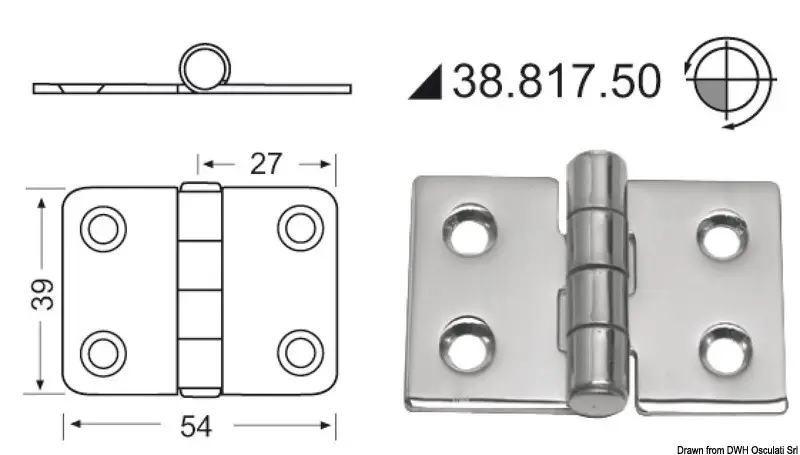 Più Venduto Cerniera inox