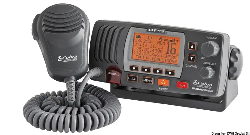 VHF Cobra Marine F77W-GPSE bianco Super Prezzo