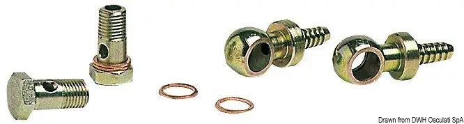 Direttamente Dal Produttore Kit 2 raccordi 8 mm