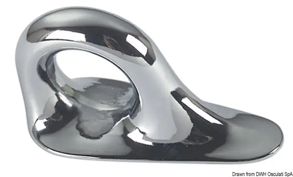 Nuova Collezione Anello trazione bronzo cromato 90 x 40 mm