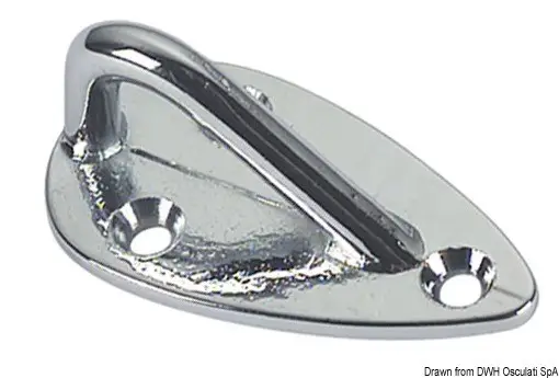 Must-Have Anello parabordi bronzo cromato 50x30x25 mm