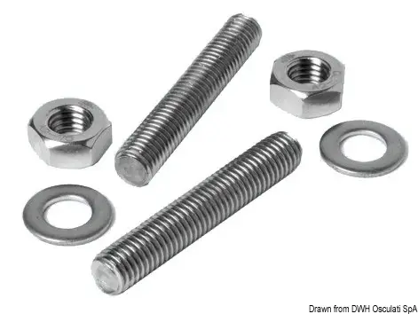 Kit prigionieri inox 6 x 60 mm Subito Disponibile