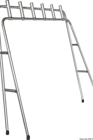 Compra Oggi Stesso Torre portacanne 6 posti 32 mm