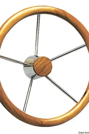 Miglior Prezzo Timone inox e legno 350 mm